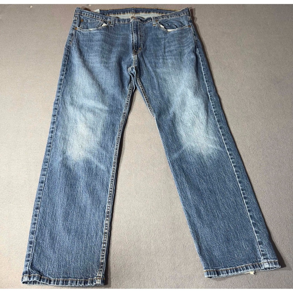Levi's 559 Jeans Mens 38x30 Relaxed Fit Straight Leg Blue Denim FLAW SEE PICS